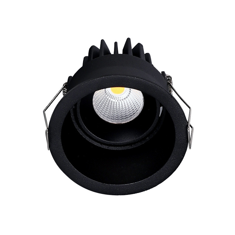 dali dimmable led cob downlight 8w adjustable ip65 anti glare recessed hotel down light