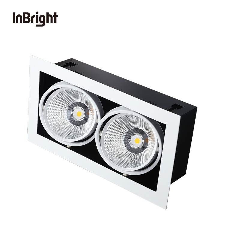 Indoor Ceiling Multiple Spot Light 10W 20W 30W Dimmable Recessed LED Adjustable Focus Spotlight