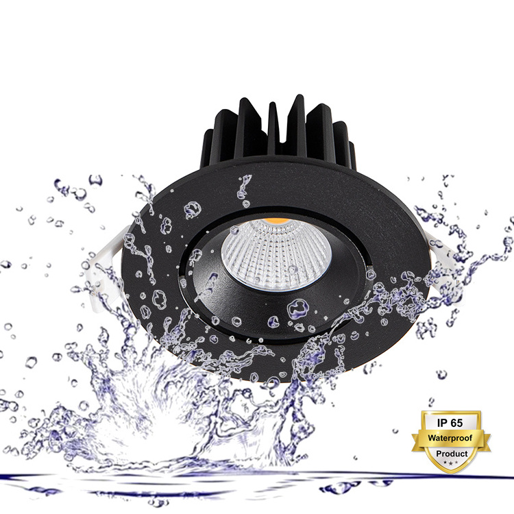 Commercial Hotel Down Light Die Casting Aluminum 8W Ceiling LED Recessed Waterproof IP65 Adjustable Cob Downlight