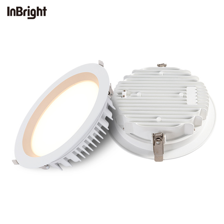 Commercial SMD LED Down Light 15W 20W 28W 40W Recessed Fixture Dimmable Ceiling LED Downlight