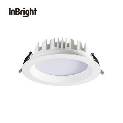 Commercial Hotel Round Ceiling Recessed Down Light 15W 20W 28W 40W LED Fixture Dimmable SMD Downlight