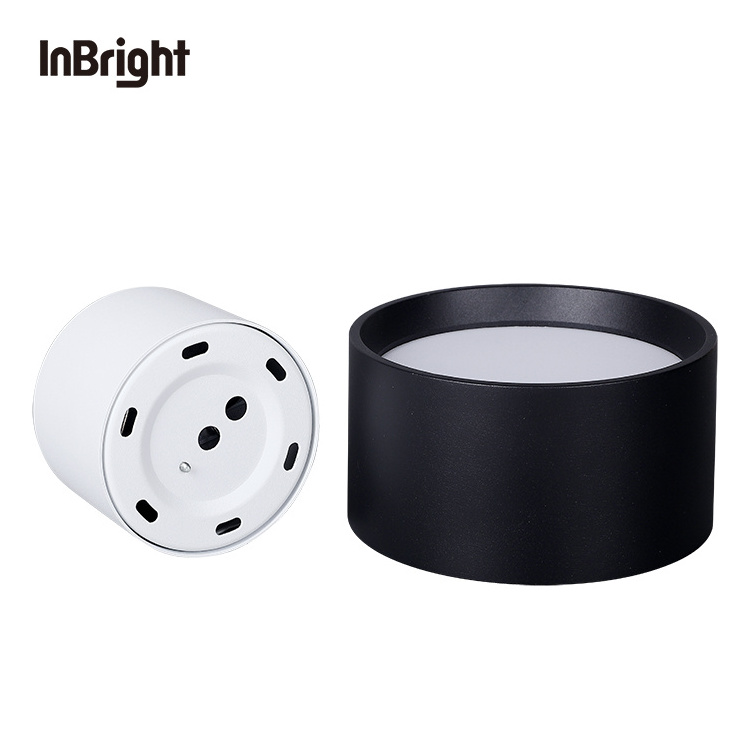 Indoor Ceiling Aluminum Cylinder Down Light 9W 12W 18W Pendant Dimmable Surface Mount Downlight