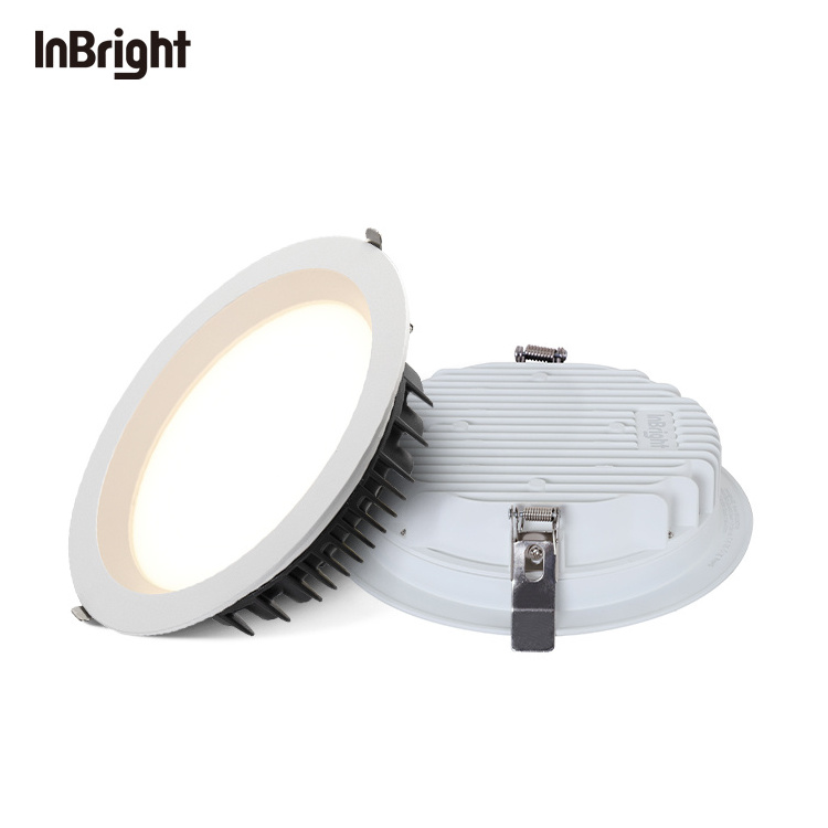 Fixed Ceiling LED Recessed SMD 4 Inch Down Light 15W IP65 Waterproof Office Lighting Downlight