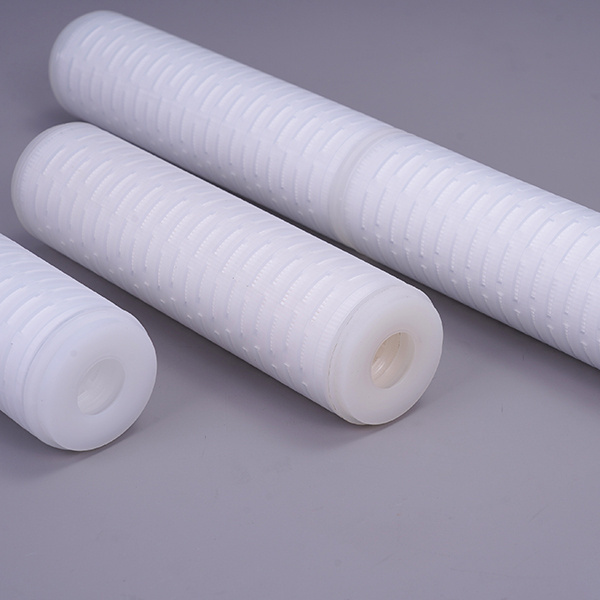 PES pleated filter cartridge For Industrial Water Fine Filtration