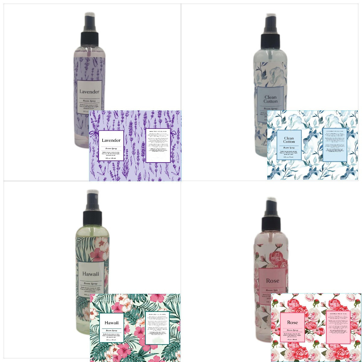 Scent and Color customized air freshener spray for car home hotel