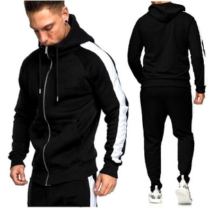 Sweatsuit/Jogging track suit/Cotton fleece sportswear tech fleece jacket fitness design men tracksuit/