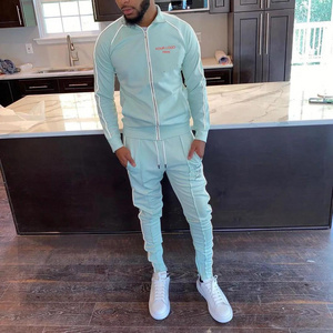 Latest Customized Design Men Slim fit Stacked Tracksuit/ Men Sweatsuit/ Custom made Men Jogging Suit