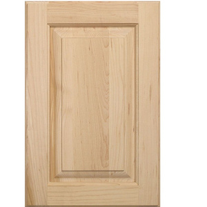 Factory custom made unfinished birch wood kitchen cabinets doors for replacement