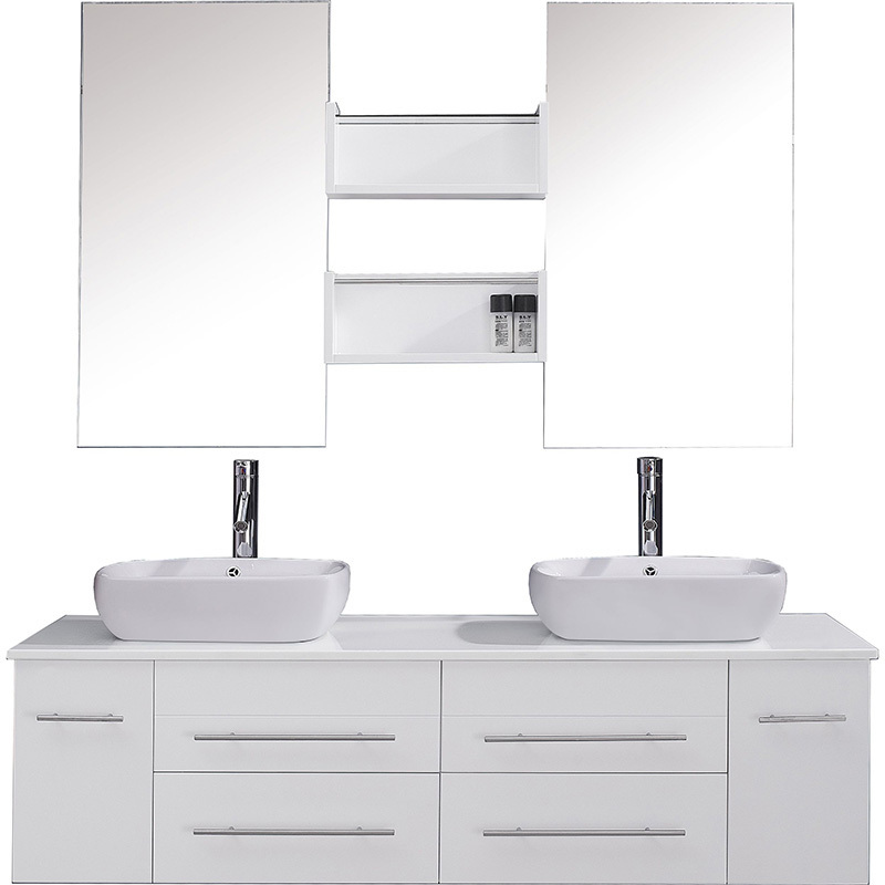 Good quality hotel popular 45 inch French provincial wall mounted bathroom vanity