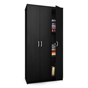 Good price factory customized 3 doors wooden MDF corner wardrobe for bedroom set