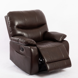 New model decoro leather manual maroon recliner sofa for United States