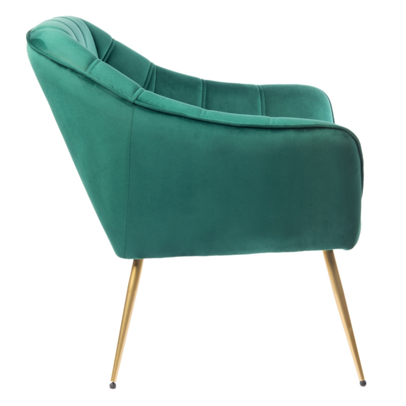 Clearance green velvet living room modern luxury accent chairs furniture