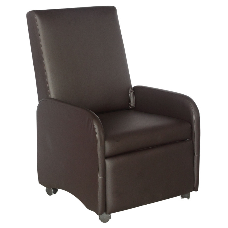 Cheap price beige medical swivel recliner sofa chair with removable wheels