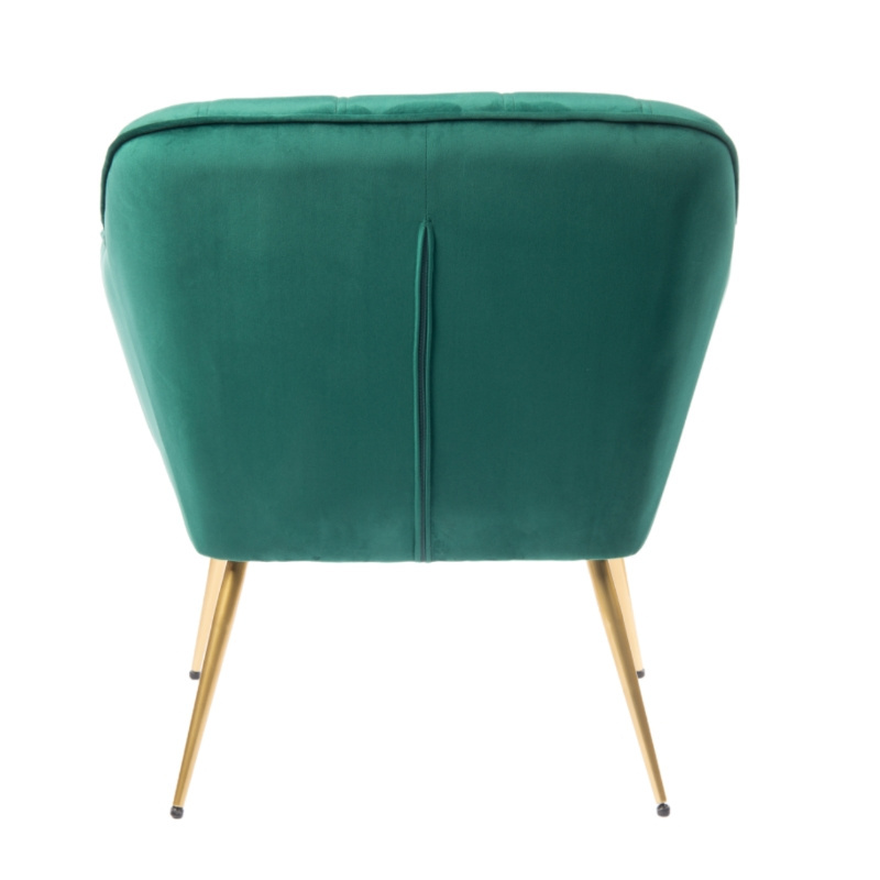 Clearance green velvet living room modern luxury accent chairs furniture