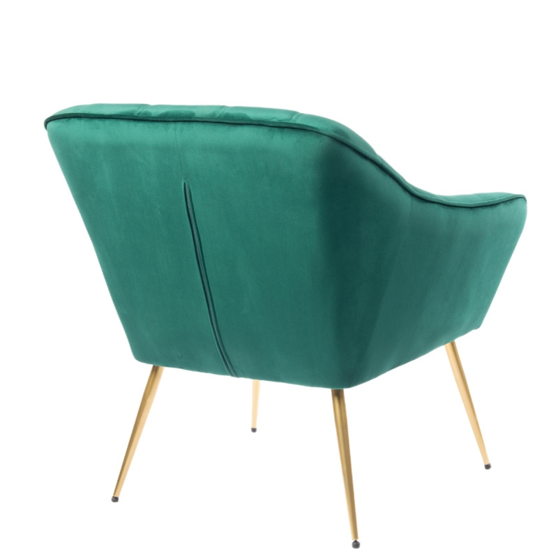 Clearance green velvet living room modern luxury accent chairs furniture