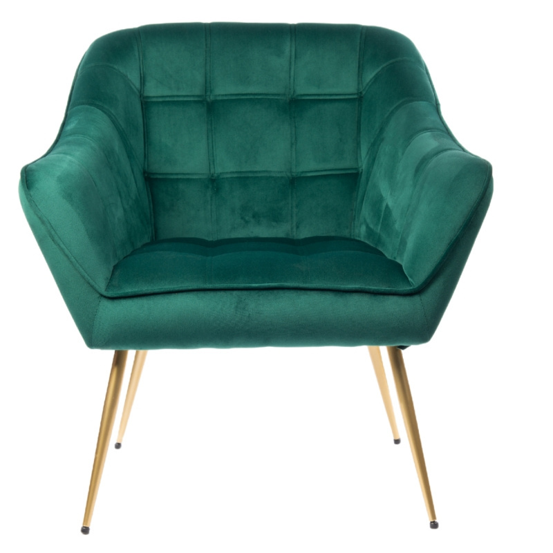 Clearance green velvet living room modern luxury accent chairs furniture