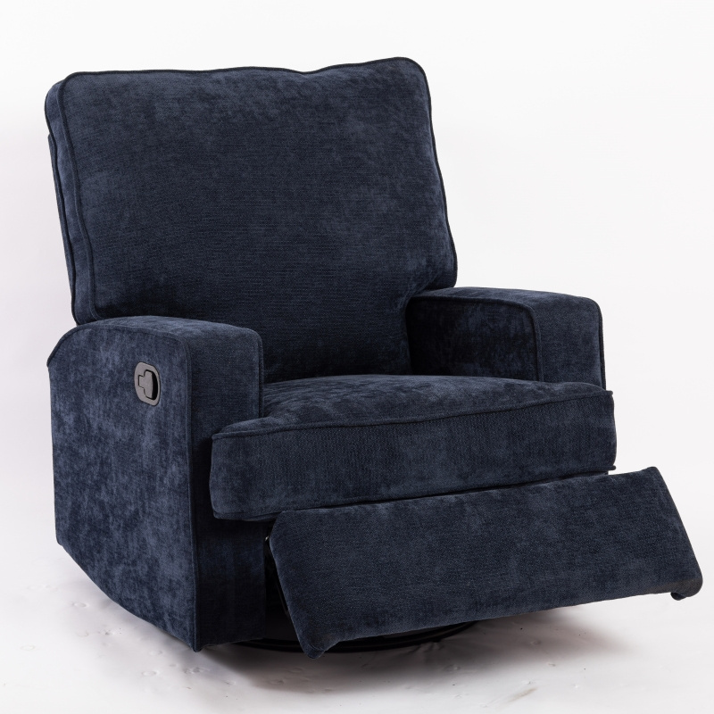 Favourite swivel 360 rocking single chair oversized upholstered recliner sofa