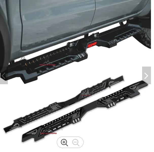 Factory Customized Low Price Pickup Truck Auto Parts Universal Black Side Sill Running Board Toyota Hilux Ford Ranger