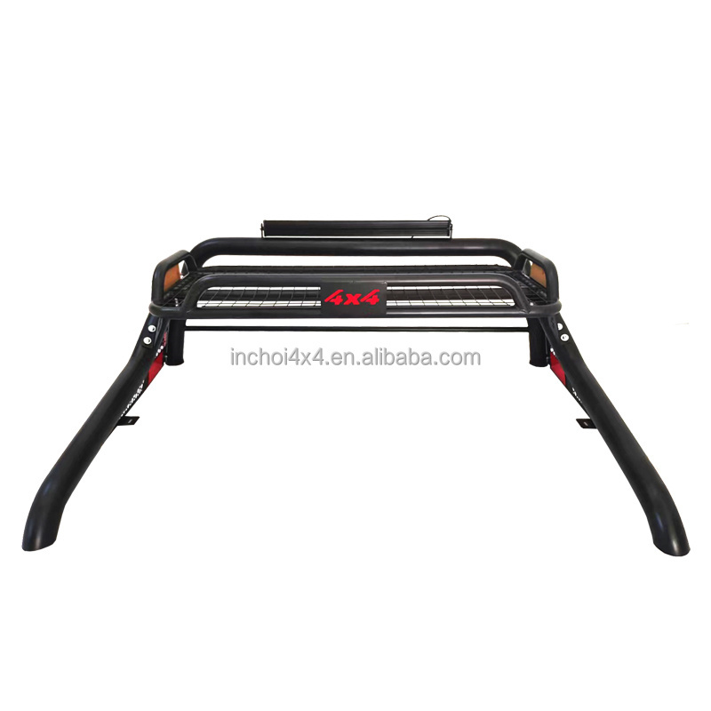 Extended Truck Bed Rack Steel High Roll Bar Cage Luggage Basket Carrier Custom For Pickup Trucks