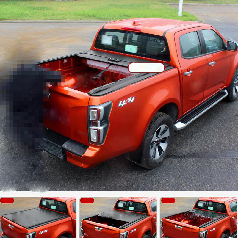 Pickup Truck Retractable Roll N Lock Cover For Ford Ranger 2023 Hot Sale Aluminum Tub Lid Trunk Bed Protector