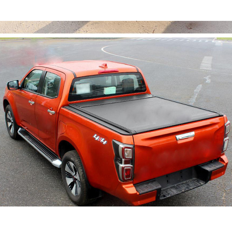 Pickup Truck Retractable Roll N Lock Cover For Ford Ranger 2023 Hot Sale Aluminum Tub Lid Trunk Bed Protector