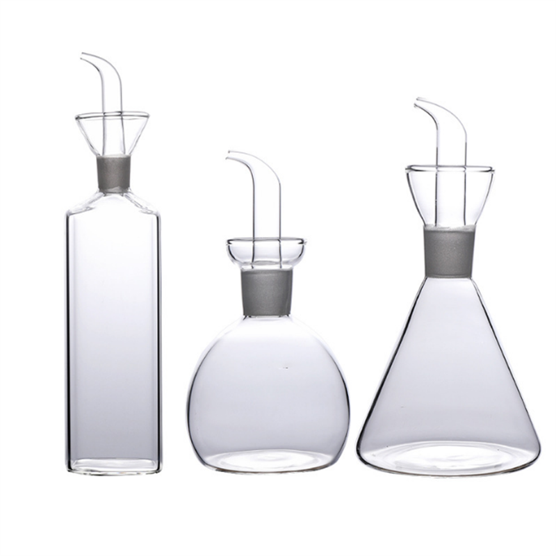 Empty 125ml 250ml 500ml Cooking Wine Oil and Vinegar Container Salad Dressing Glass Oil Bottle