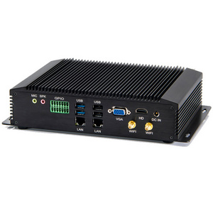 Newest with 6*COM fanless Mini PC GPIO SIM Intel Dual Core i7 855U i5 7200U Industrial Computer Plus LPT HD-MI VGA Dual LAN HTPC