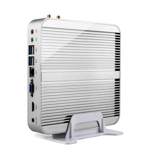 Win 10 linux micro Desktop pc Computer hardware Core i3 7167U Mini fanless office PC with VGA USB WIFI