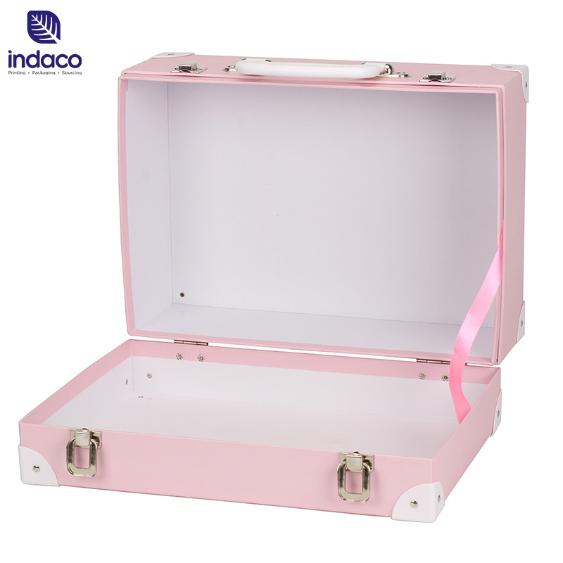 Luxury Baby Toy Products Gift Packaging Box Paper Rigid Cardboard Suitcase Wholesale