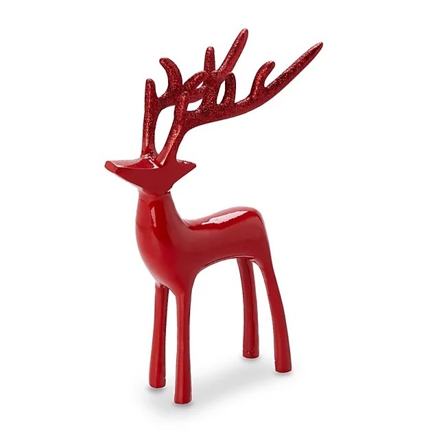 Excellent Quality Metal Stocking Holder Standing Reindeer Stocking Holder Deer Shaped New Arrival Metal Stocking Holder