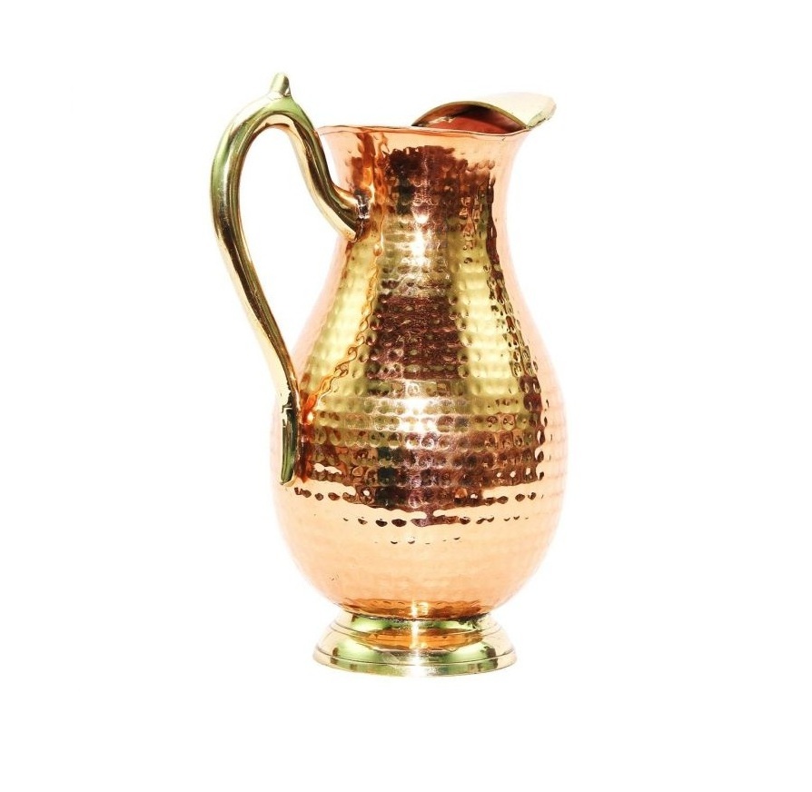 Stainless Steel and Copper Pitcher with lid fashionable Trending Design Hot Selling new Arrivals Jar flask Toby