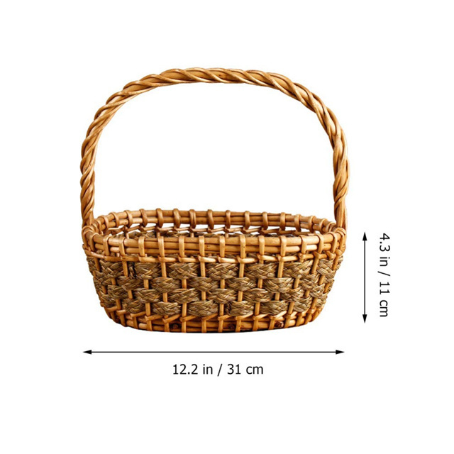 2022 Best Luxurious Collection of Home Storage and Organization Jute, Canvas Sustainable Gift Storage Hamper Basket for Sale