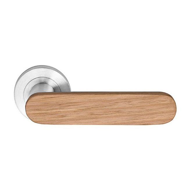 New Quality European Door Handles Locks Separate Lock Retro Door Handle with Wooden Bedroom Modern