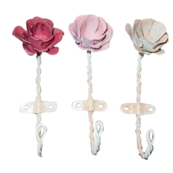 We sell product with good quality and price Hand crafted iron hooks & Hangers wall Coat Hooks new sunflower design