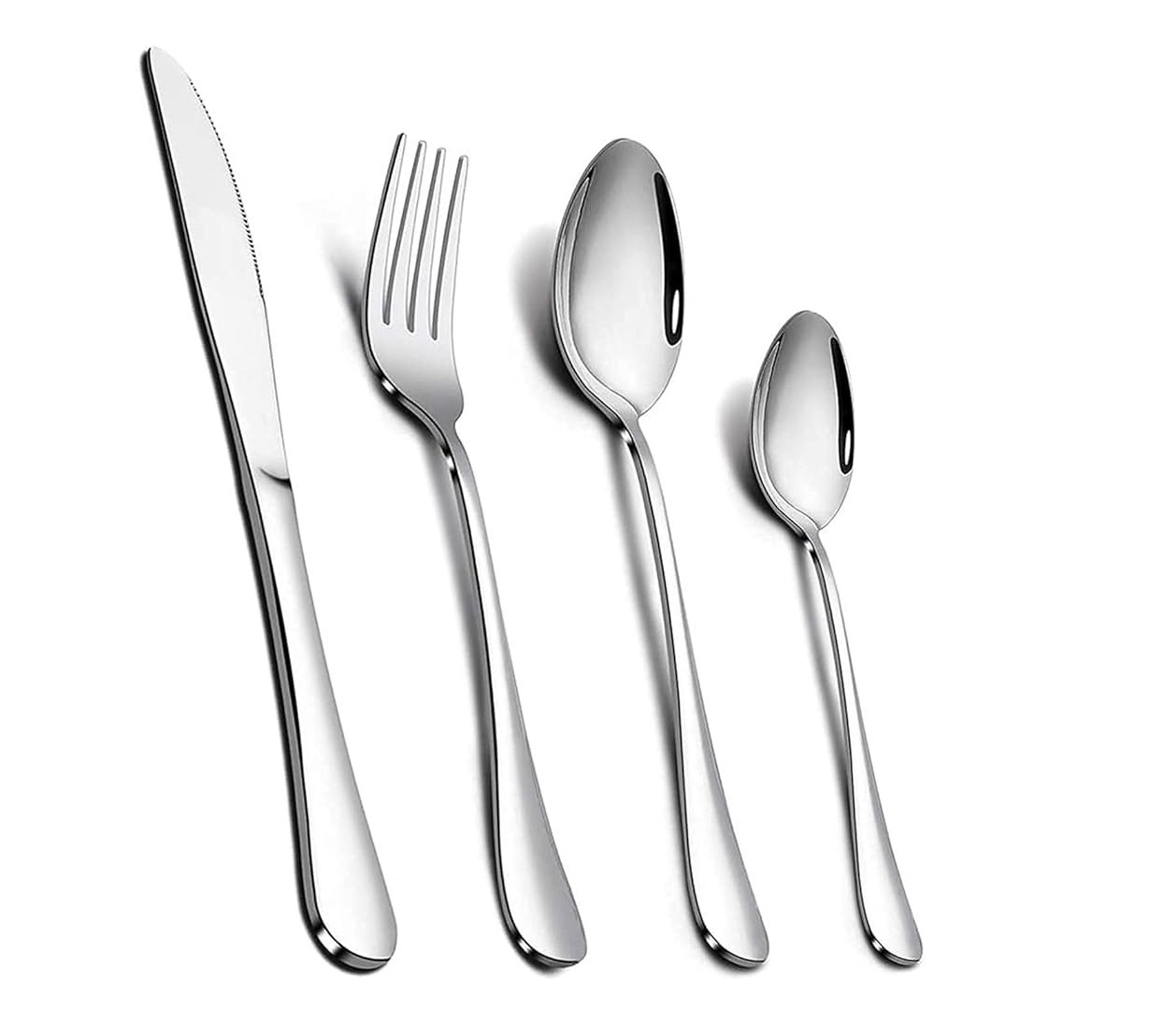 Wholesale Golden Wedding Restaurant Silverware Portuguese Spoon Fork Flatware Stainless Steel Gold Cutlery Set