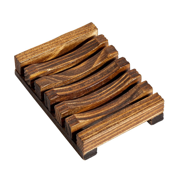 Eco Friendly Natural Nature Bamboo Soap Box Tray Case Dish Holder Wall Mount Bamboo Wood Wooden Soap Dish