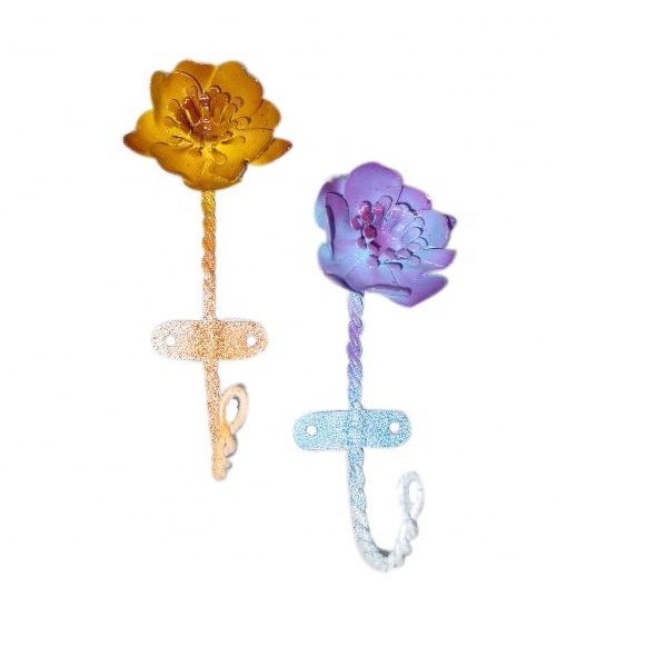 Welcome to pick and buy in our store Iron hooks Flower Shape & Hangers Decorative Hanger