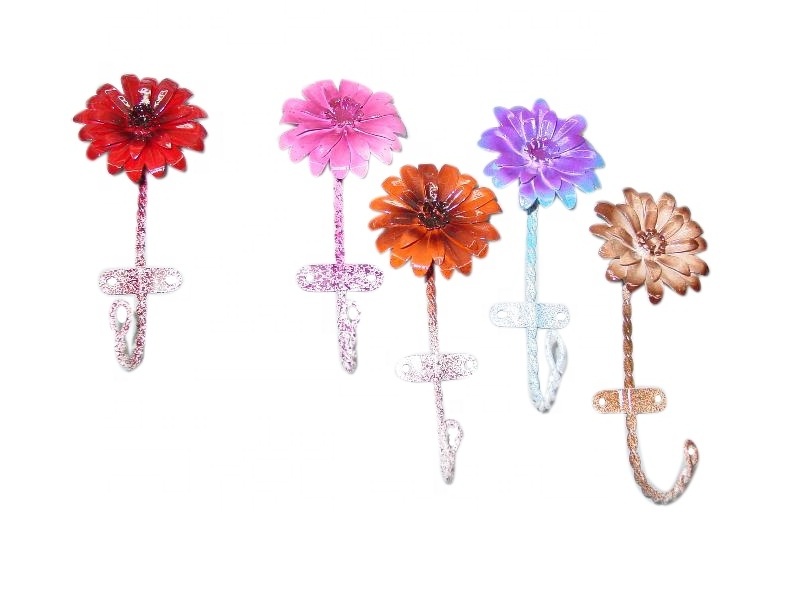 Welcome to pick and buy in our store Iron hooks Flower shape Hangers antique and unique for wall iron hooks handmade