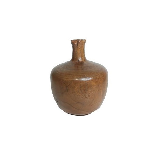 New Design Wooden Craft Waterproof Standing Garden Vase With Plastic Liner Decoration Flower Manufacturer and Exporters