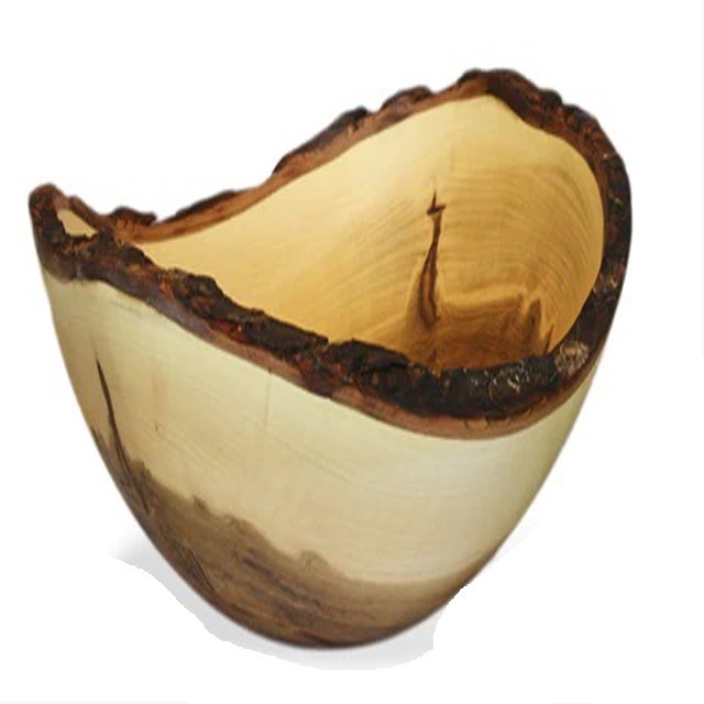 American Style Wood Bowl Fruit Mixing Salad Coconut Bowl For Candle Kitchen Accessories best hotels Restaurants Resorts