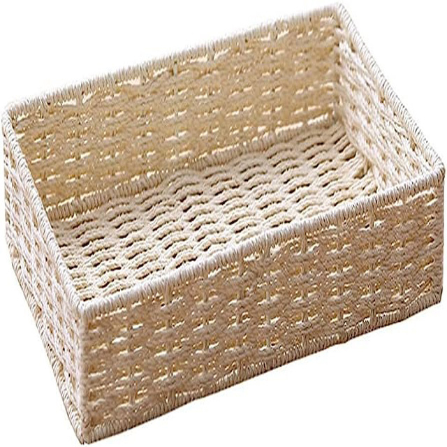 Factory price small wooden chip picnic basket wedding candy empty gift basket with handle top trending design