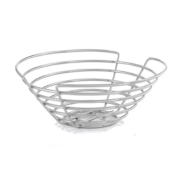 Decorative Fruit Bowl Manufacturer Mingtang Customizable Metal Wire Fruit Basket With Banana Holder Hook Hanger