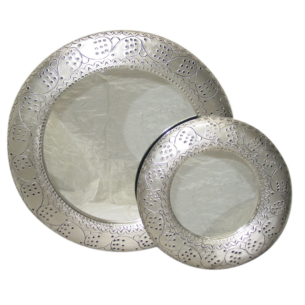 We sell product with good quality and price White Metal Mirror Large Mirror Indian Exporter and manufacturer