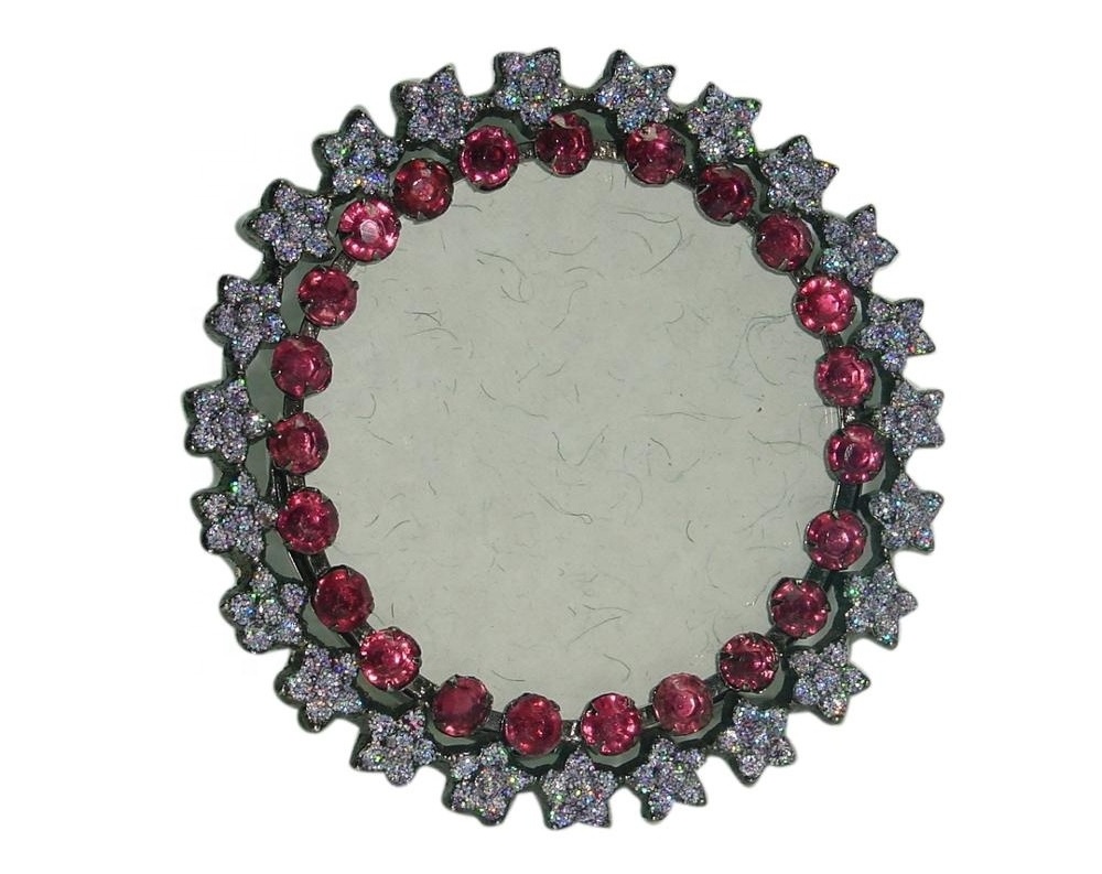 Round 2x3 bulk rhinestones Beads metal alloy picture frames