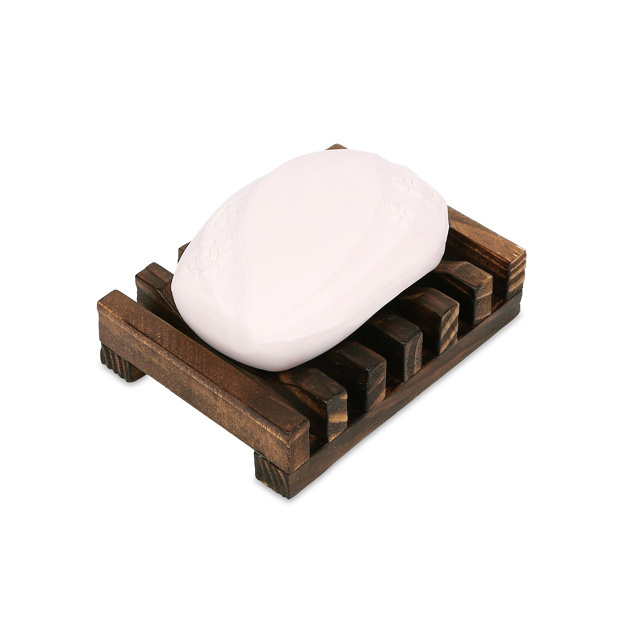 Simple ECO Friendly Handmade Soap Rest Soap Holder Saver Ladder Easy Cleaning Wooden Soap Dish