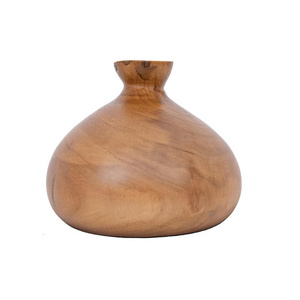 New Design Wooden Craft Waterproof Standing Garden Vase With Plastic Liner Decoration Flower Manufacturer and Exporters