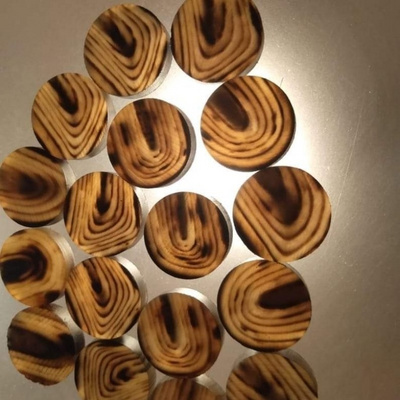 New Customized Buffalo horn round button blanks for garment clothing real buffalo horn Buttons standard looking for shirts use