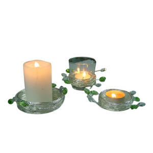 Votive Candle with Wire Holder Fashionable Trending design New Customized Bobeche Candle Holder