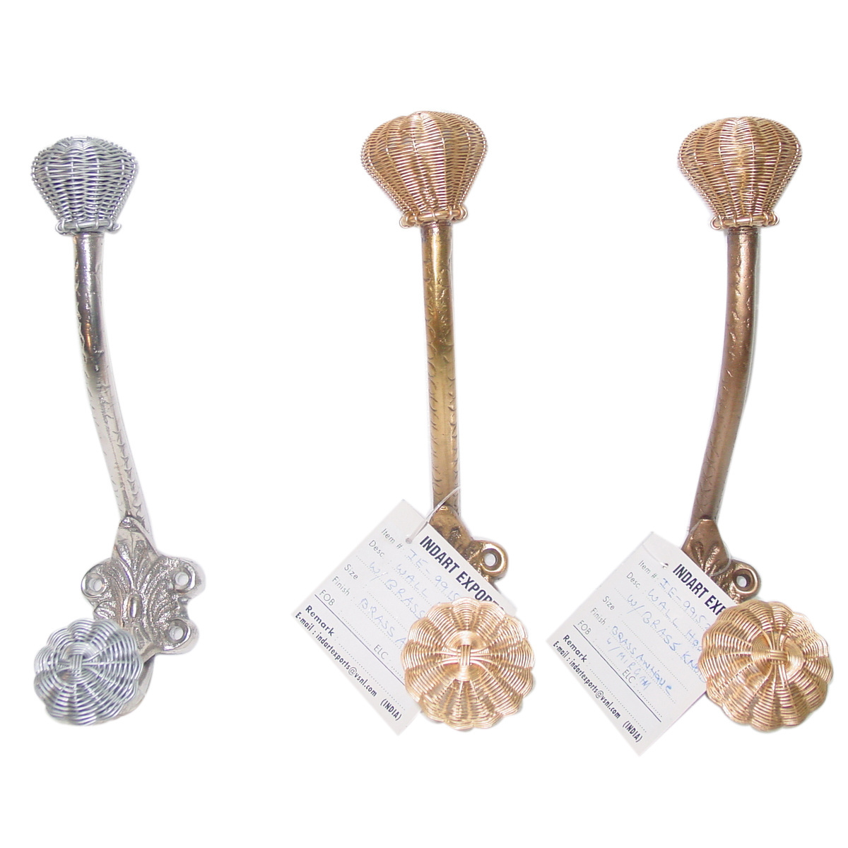 We sell product with good quality and price Hand crafted iron hooks & Hangers wall Coat Hooks new sunflower design