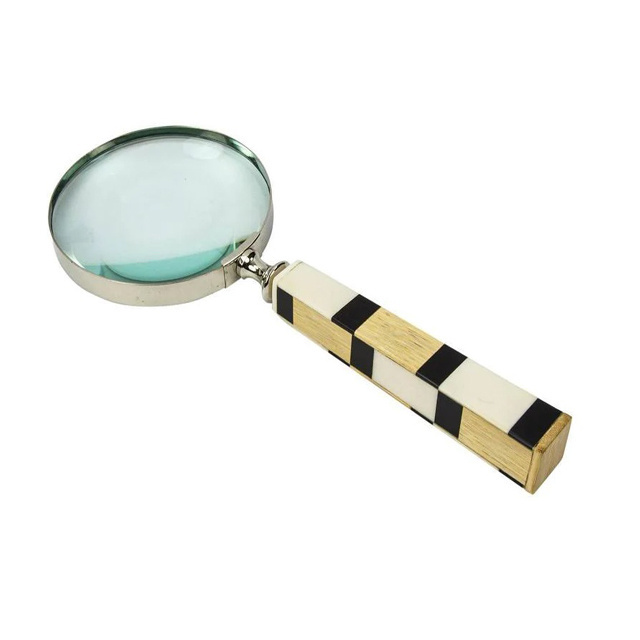 New Customized Magnifying Glass Reading handheld magnifier / Horn Magnifier New design Good Promotion Antique lens